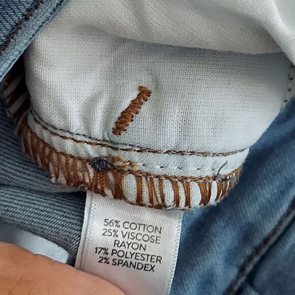 J. Jill Denim Full Leg Medium Wash Trousers Women’s Size 12 - Picture 5 of 10